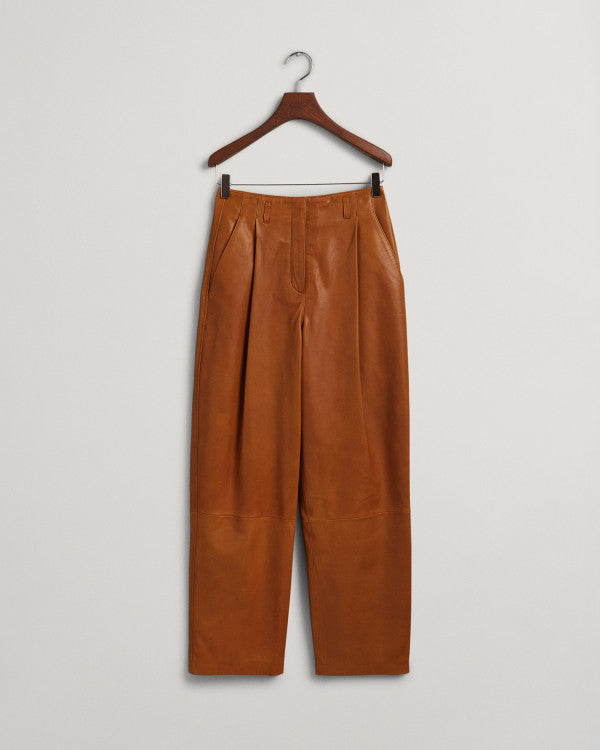 GANT Pleated Leather Pants/Hlače 4150230