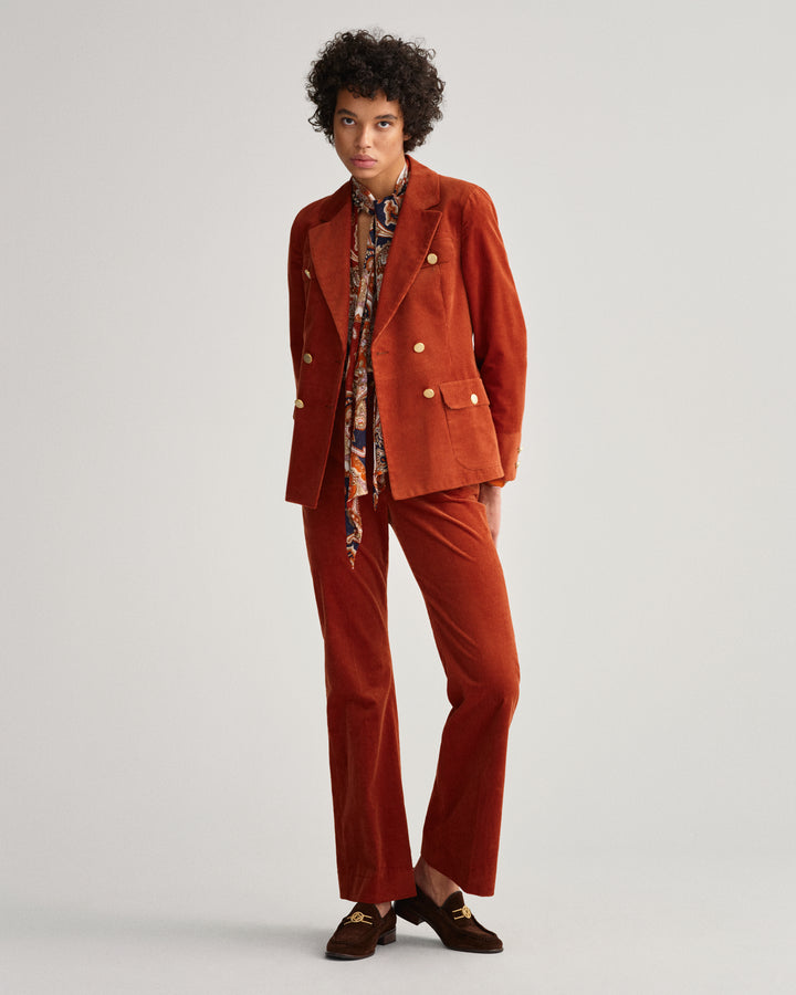 GANT  High-Waisted Flare Corduroy Pants/Hlače 4150233