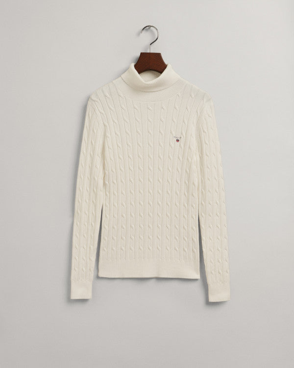 GANT Stretch Cotton Cable Turtle Neck/Pulover 4800059