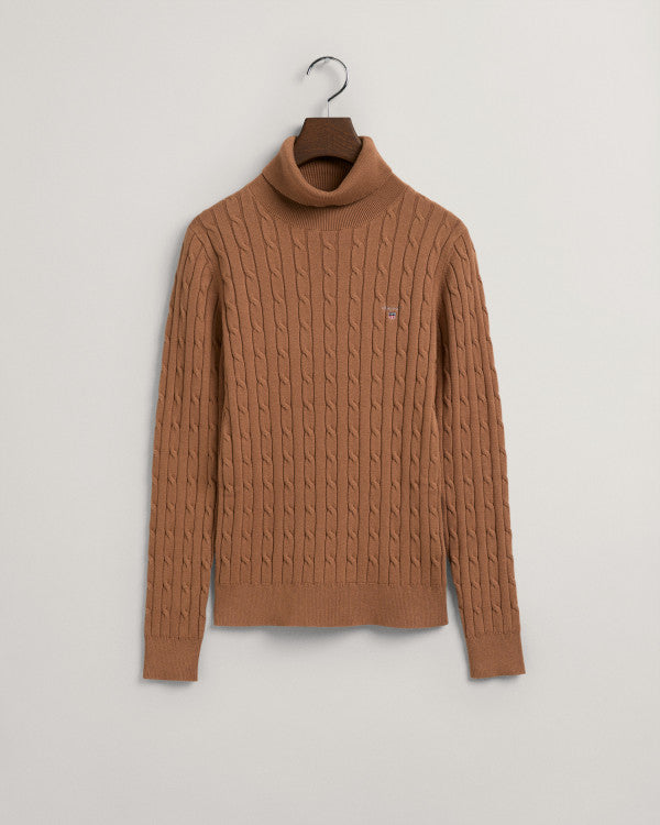 GANT Stretch Cotton Cable Turtle Neck/Pulover 4800059