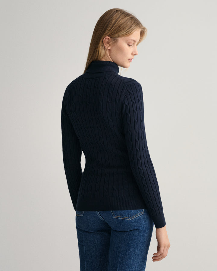 GANT Stretch Cotton Cable Turtle Neck/Pulover 4800059