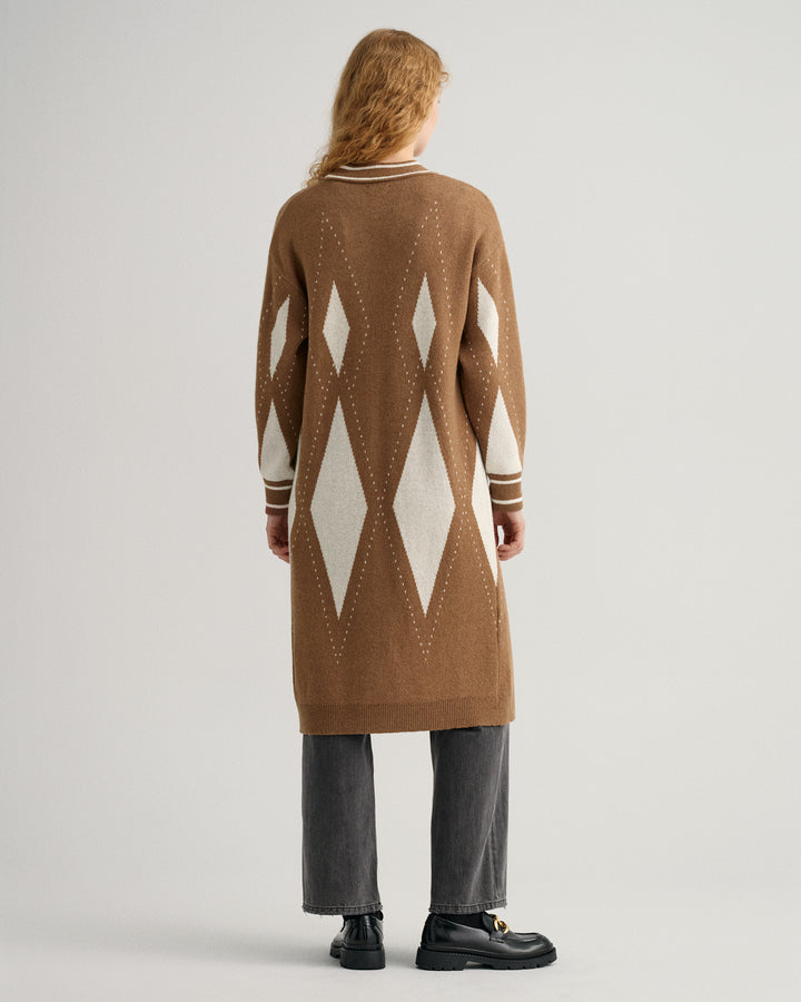 GANT Argyle Long Cardigan/Pulover 4806140