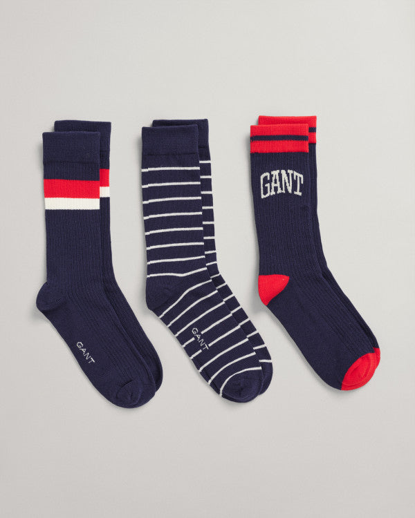 GANT Socks 3-Pack/Čarape 4960174