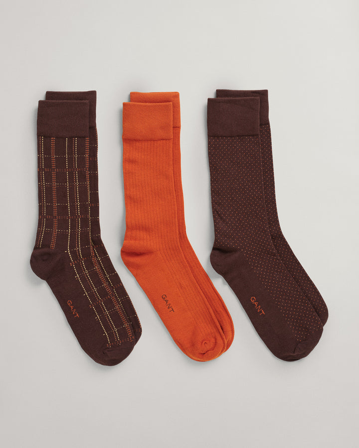 GANT Check Socks 3-Pack Gift Box/Čarape 9960216