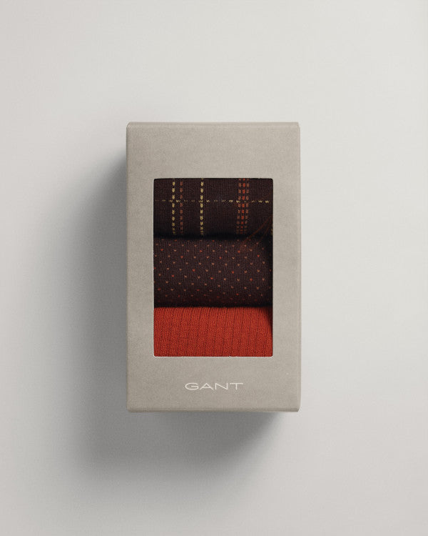 GANT Check Socks 3-Pack Gift Box/Čarape 9960216