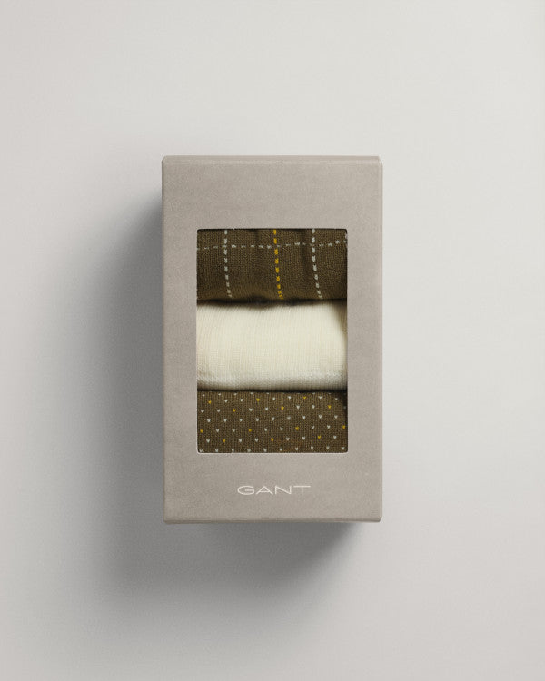 GANT Check Socks 3-Pack Gift Box/Čarape 9960216