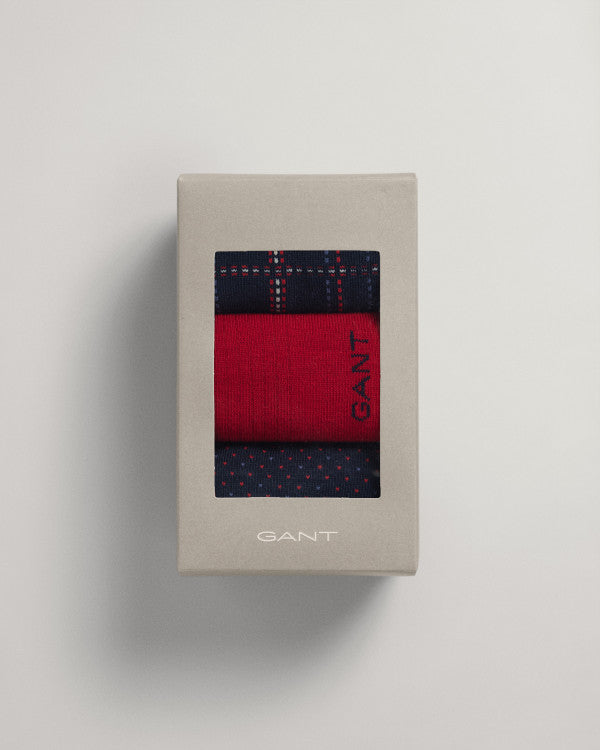 GANT Check Socks 3-Pack Gift Box/Čarape 9960216