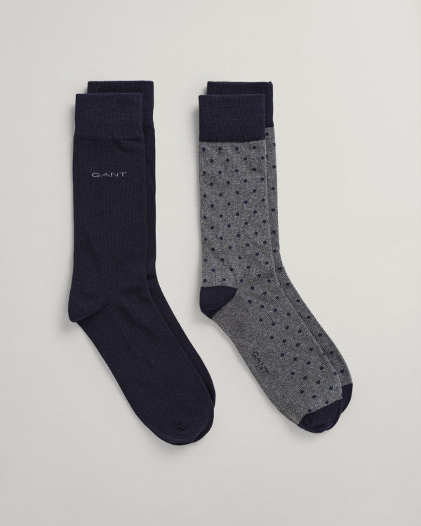 GANT Solid And Dot Socks 2-Pack/Čarape 2/1 9960224