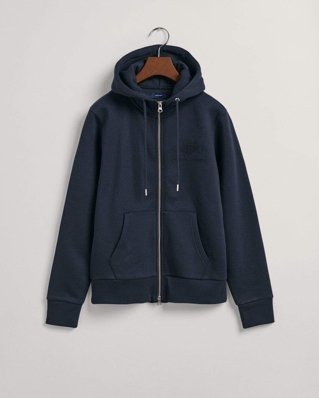 GANT Tonal Archive Shield Zip Hoodie/Duks 4200671