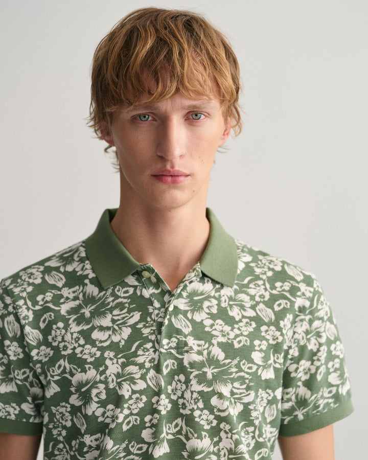 GANT Floral Print Ss Pique/Polo Majica 2022125