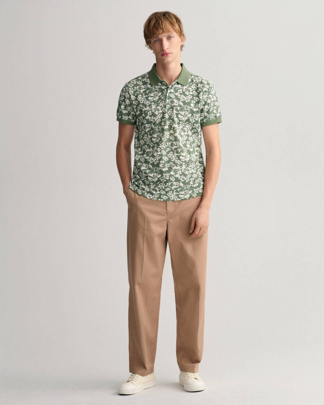 GANT Floral Print Ss Pique/Polo Majica 2022125