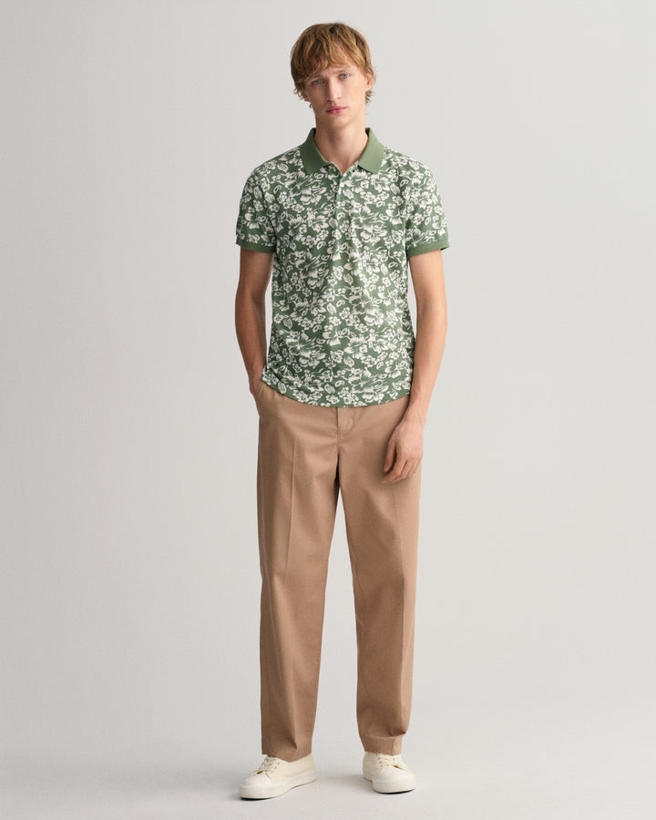 GANT Floral Print Ss Pique/Polo Majica 2022125