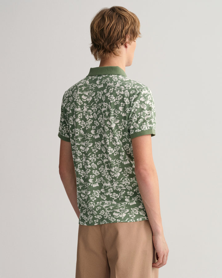 GANT Floral Print Ss Pique/Polo Majica 2022125