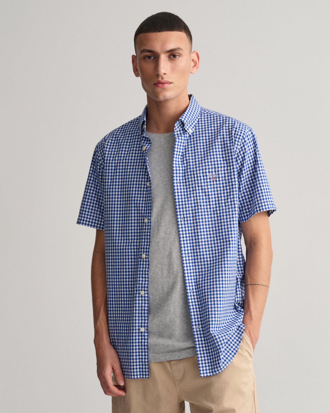 GANT Reg Broadcloth Gingham SS Bd/Košulja 3046701