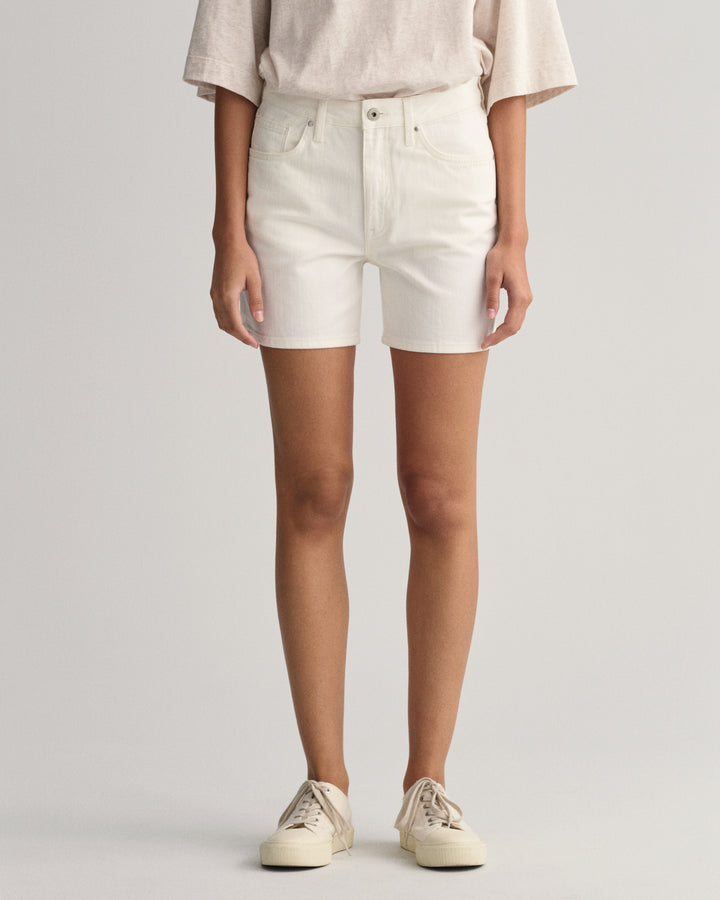 GANT White Denim Shorts/Bermude 4020075