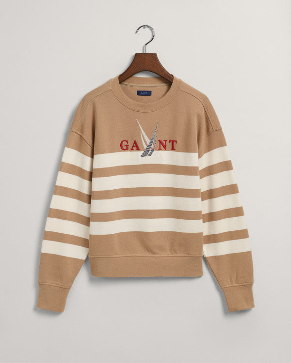 GANT Sail Striped C-Neck Sweat/Pulover 4200667