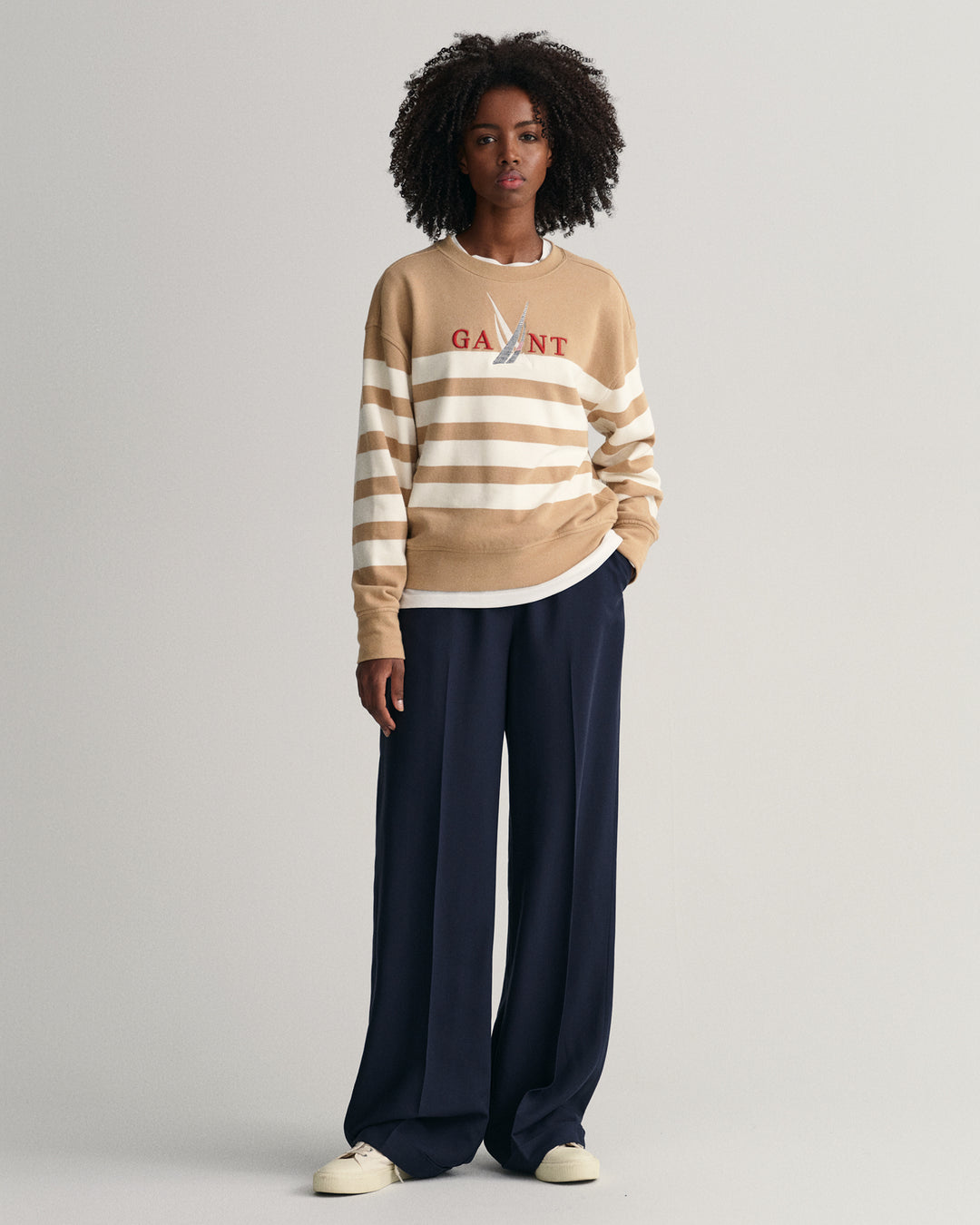 GANT Sail Striped C-Neck Sweat/Pulover 4200667