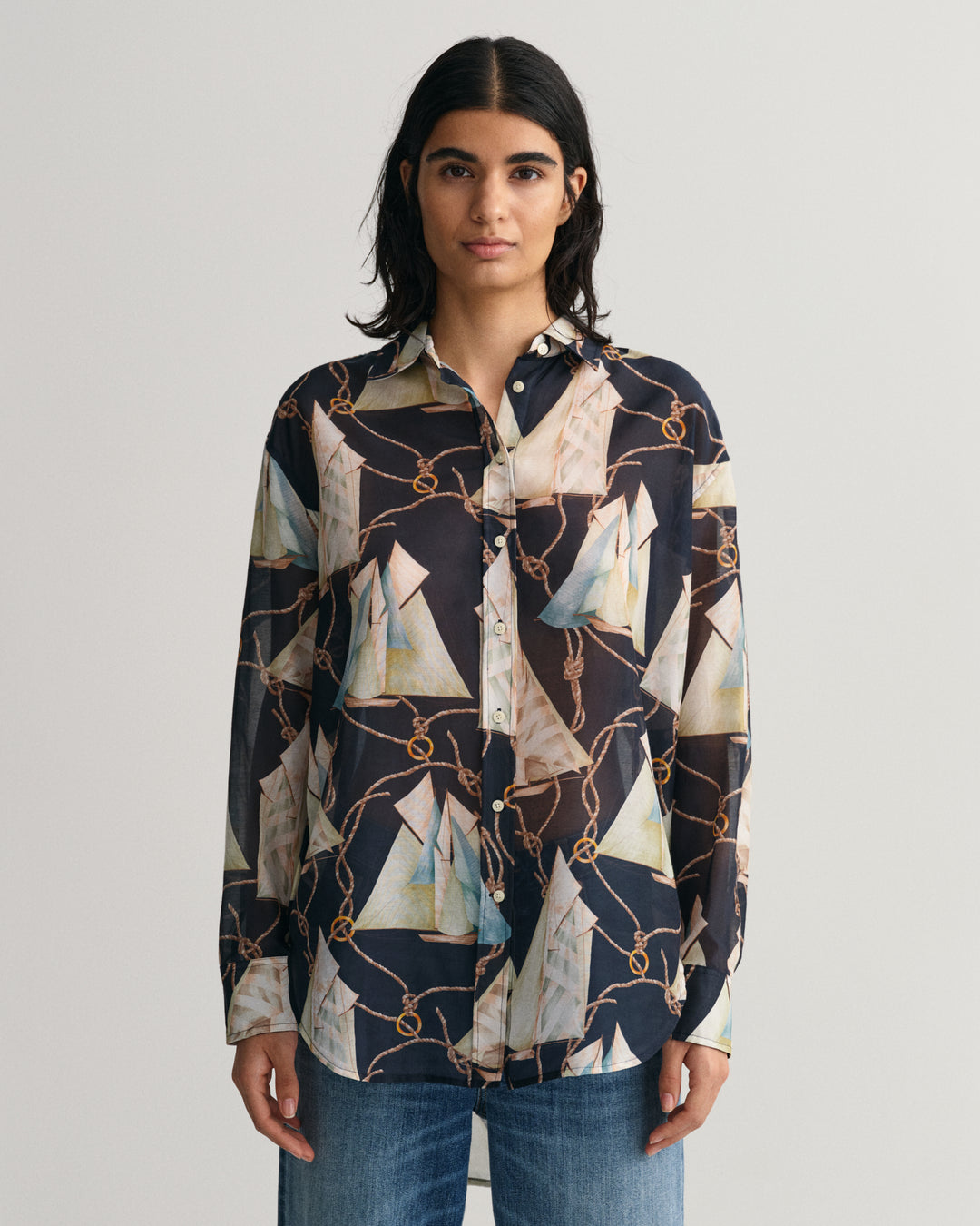 GANT Rel Sailing Print Cot Silk Shirt/Košulja 4300183