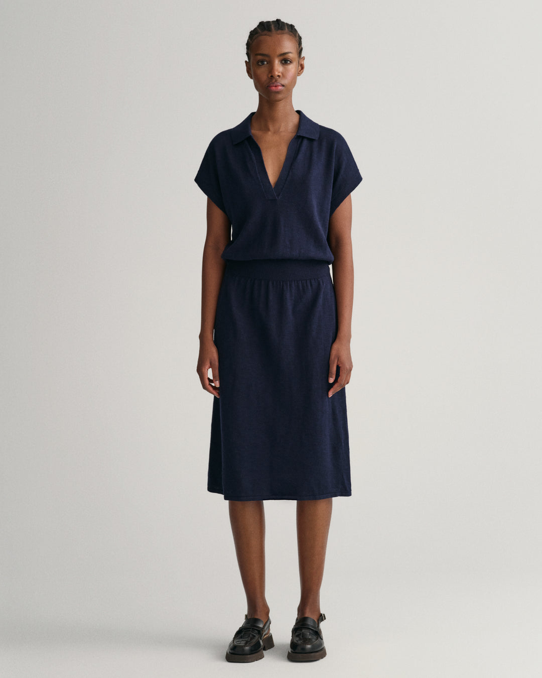 GANT Linen-Blend Collar Dress/Haljina 4502059