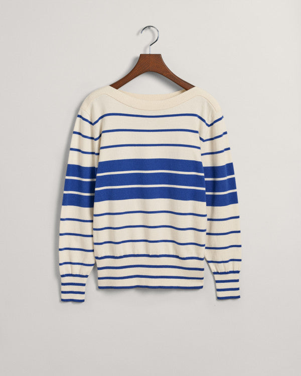 GANT Block Stripe Boat Neck/Pulover 4805187