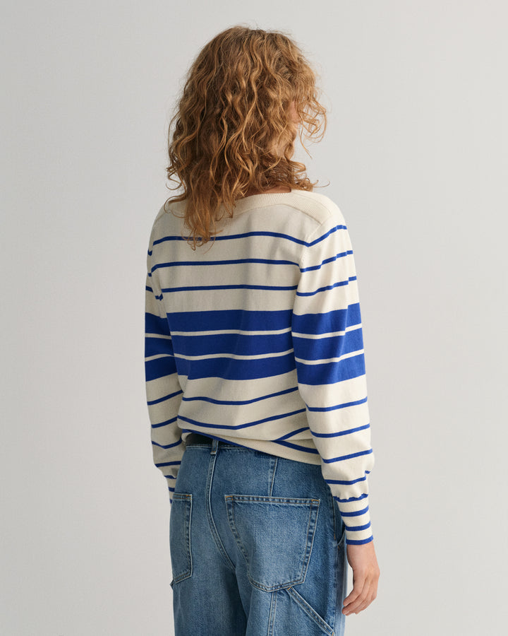 GANT Block Stripe Boat Neck/Pulover 4805187