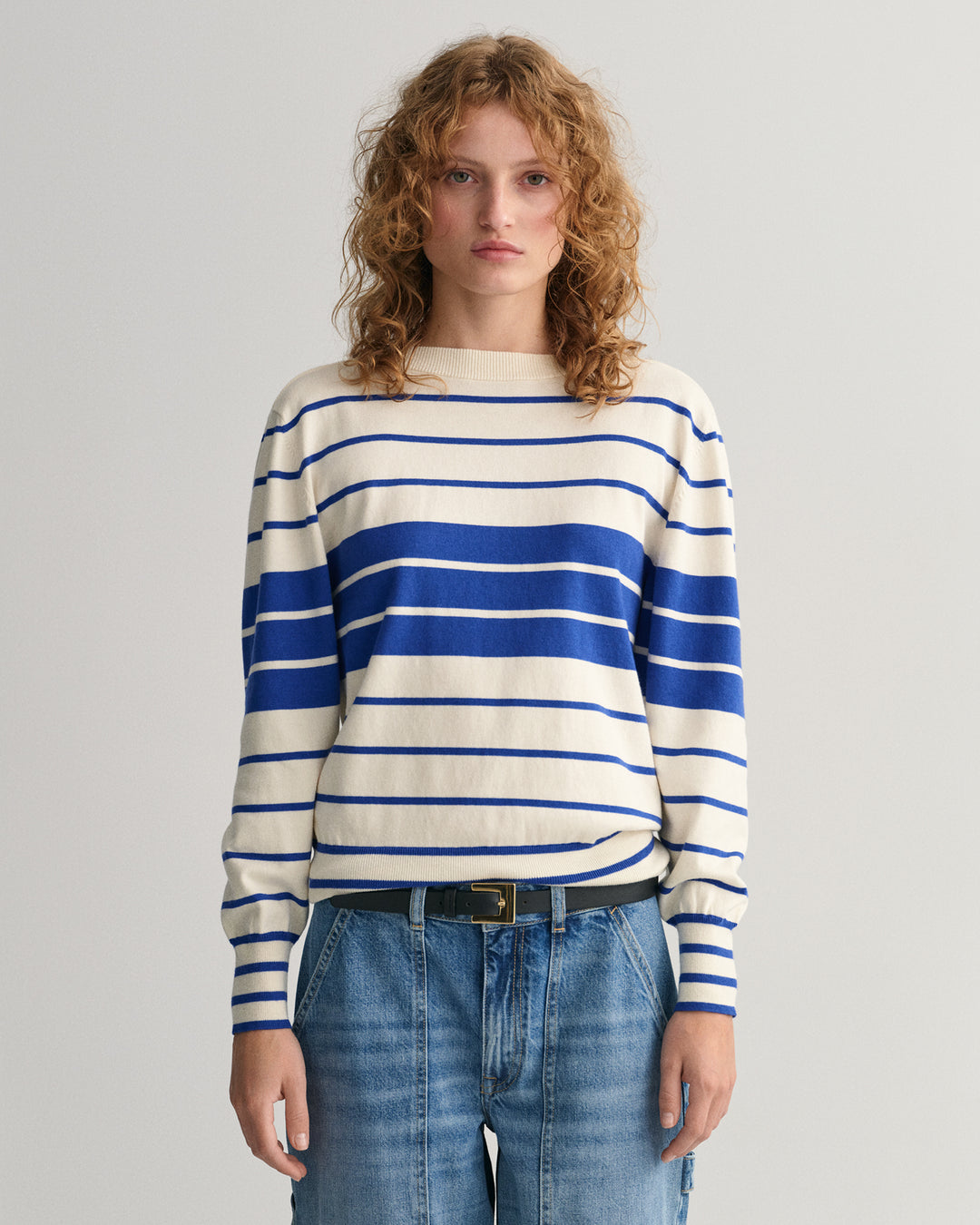 GANT Block Stripe Boat Neck/Pulover 4805187