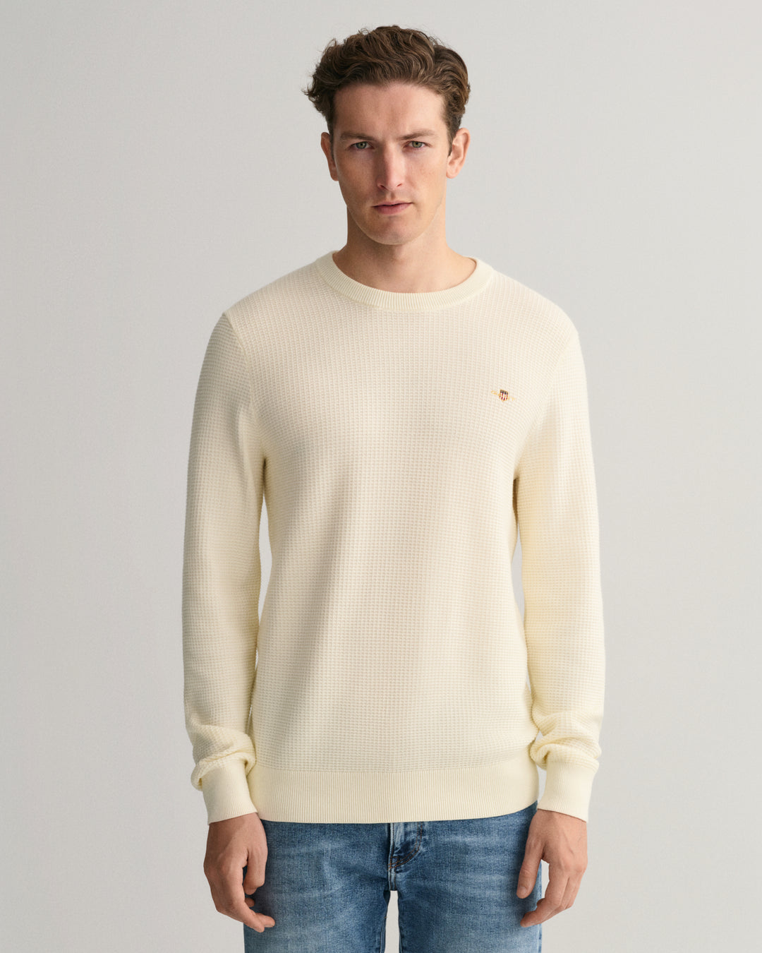 GANT Cotton Texture C-Neck/Pulover 8030155