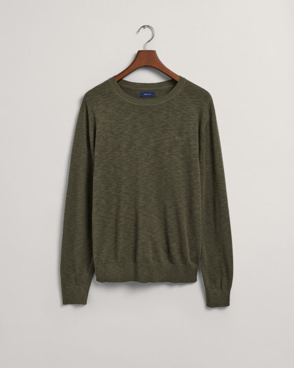GANT Cotton Linen C-Neck/Pulover 8050156