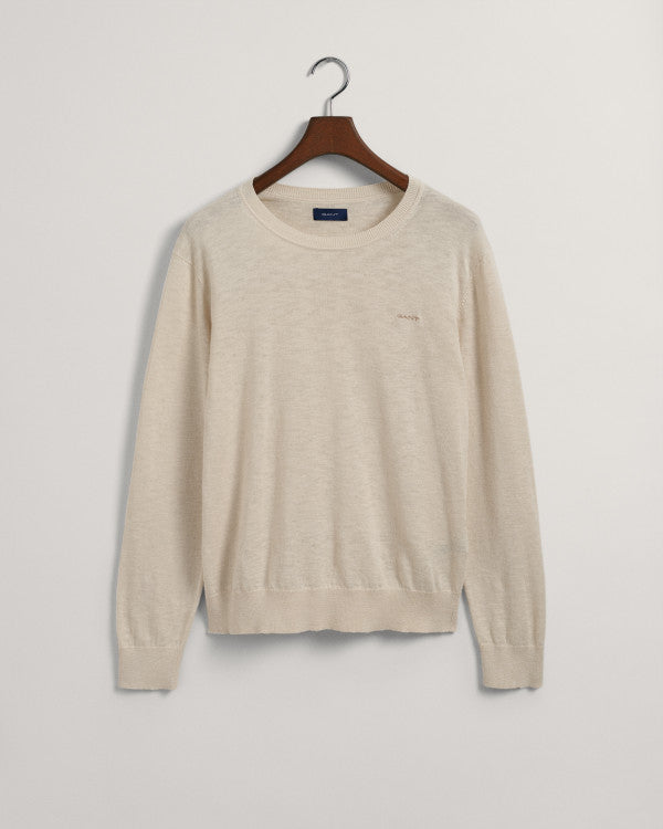 GANT Cotton Linen C-Neck/Pulover 8050156