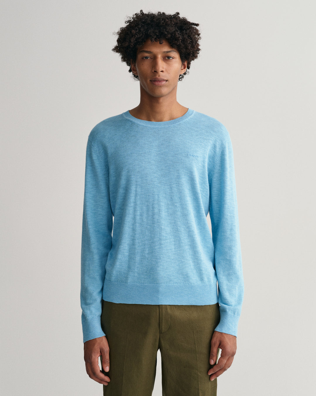 GANT Cotton Linen C-Neck/Pulover 8050156