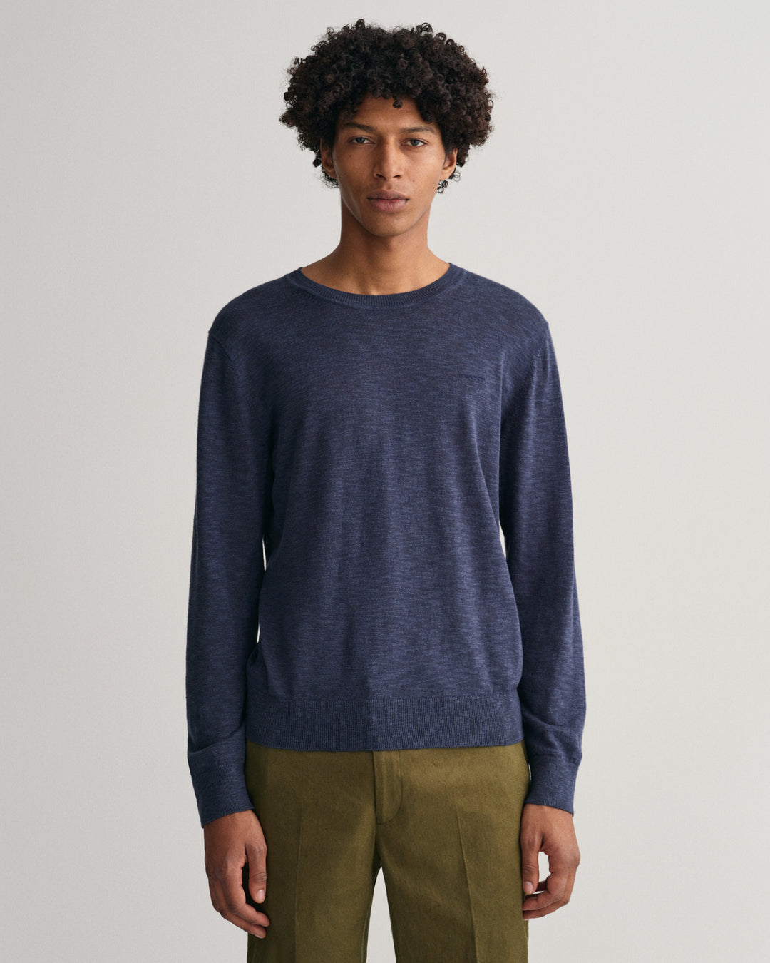 GANT Cotton Linen C-Neck/Pulover 8050156