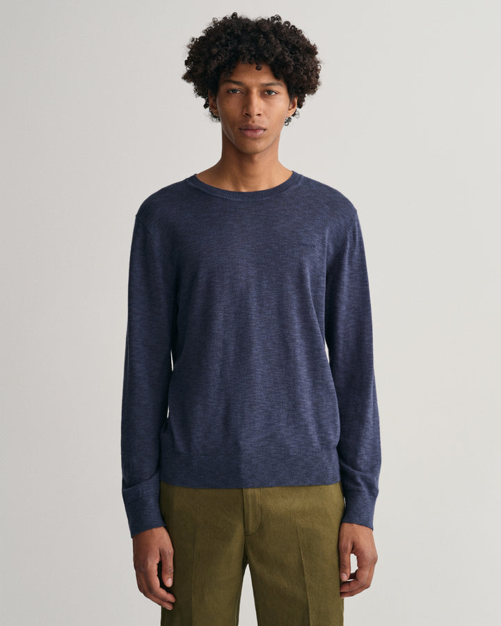 GANT Cotton Linen C-Neck/Pulover 8050156