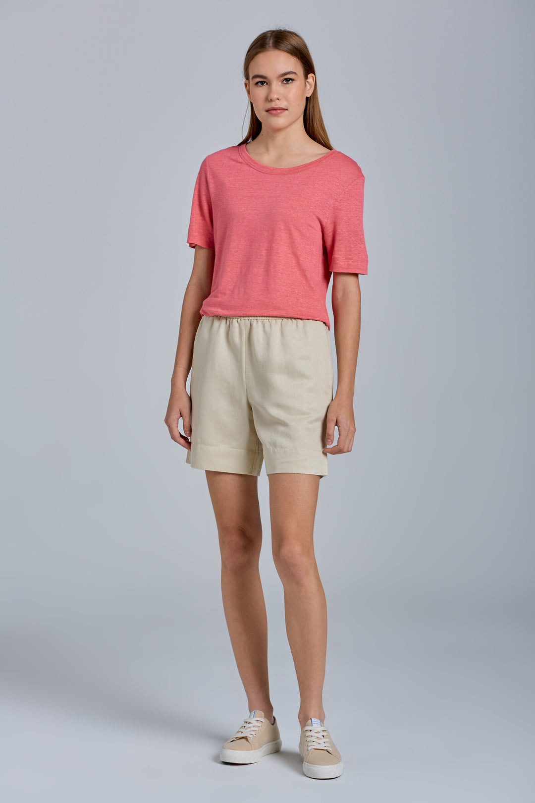 GANT Linen Ss T-Shirt/Majica 4204460