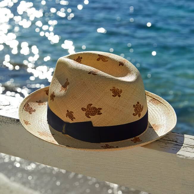 Vilebrequin Men Straw Hat- Vilebrequin x Borsalino/Šešir CDOH2403