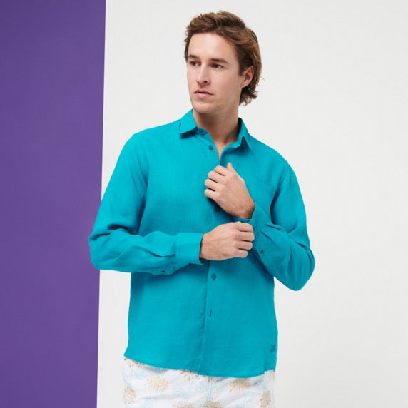 Vilebrequin Linen Shirt Solid /Košulja CRSE9U00