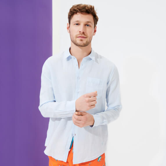 Vilebrequin Linen Shirt Solid /Košulja CRSH9U10