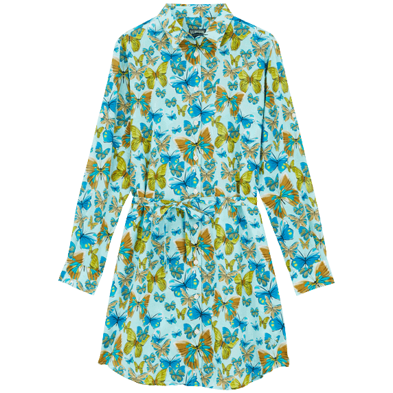 Vilebrequin Cotton Shirt Dress Butterflies/ Haljina FNCC3V33