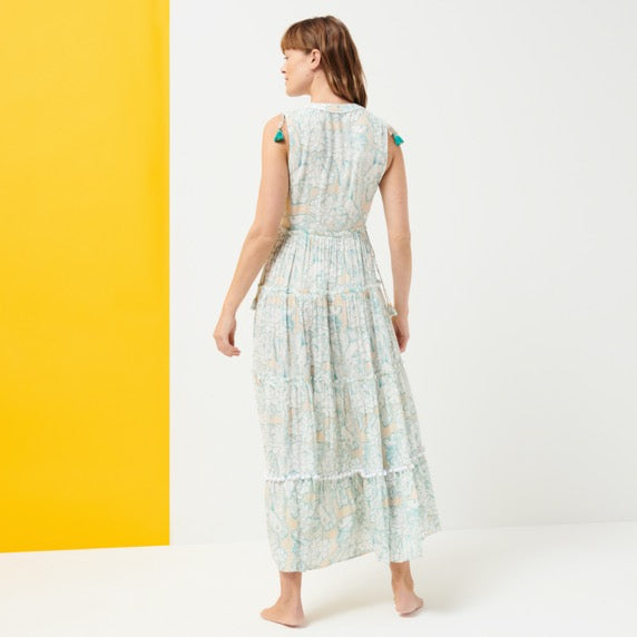 VILEBREQUIN Maxi Dress Hidden Fishes - Vilebrequin x Poupette St Barth IVYU2X05/Haljina