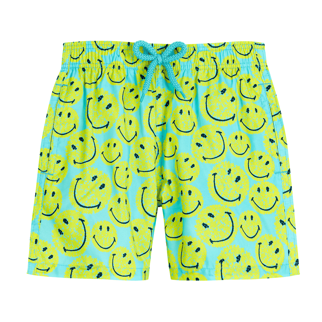 Vilebrequin Boys Swimwear Ultra-light and packable Turtles Smiley - Vilebrequin x Smiley®/ Dječje kupaće  JHIZ2J86