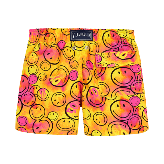 Vilebrequin Boys Swimwear Monsieur André - Vilebrequin x Smiley® JIMZ2B85/Dječje kupaće