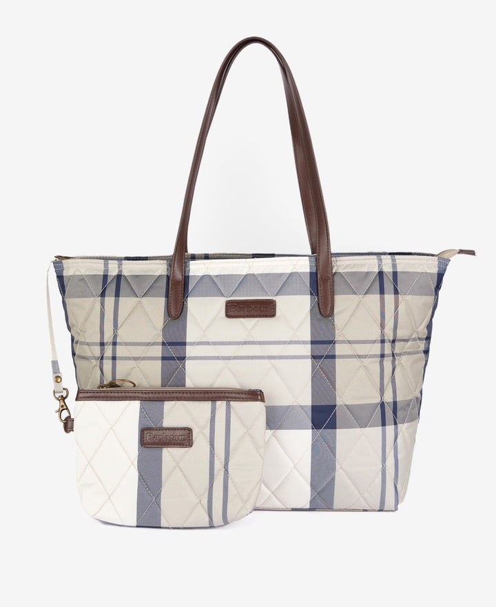 Barbour Wetherham Quilted Tartan Tote/Torba LBA0344