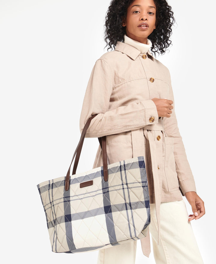 Barbour Wetherham Quilted Tartan Tote/Torba LBA0344