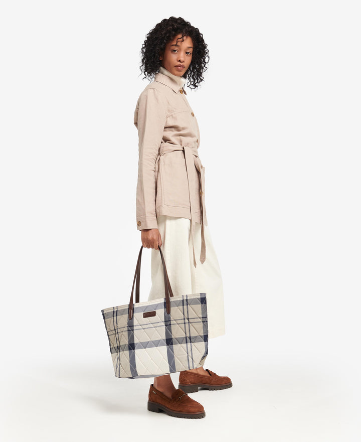 Barbour Wetherham Quilted Tartan Tote/Torba LBA0344