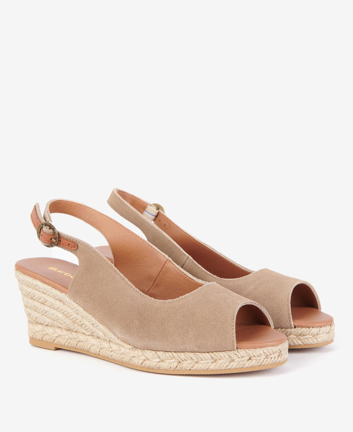 Barbour Nadia  Peep-Toe Wedges/Espadrile LFO0595