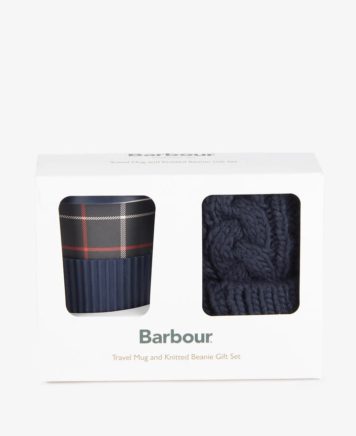 Barbour Tartan Travel Mug / Beanie/ Šalica i kapa set LGS0056