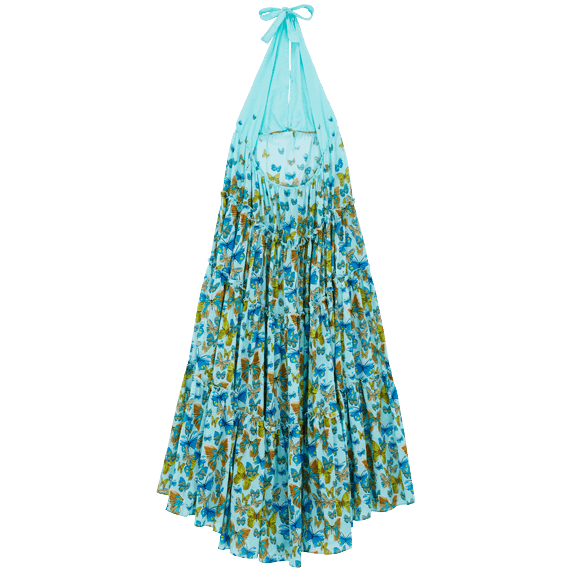 Vilebrequin Low Back and Long Cotton Dress Butterflies/ Haljina LNAC3V30