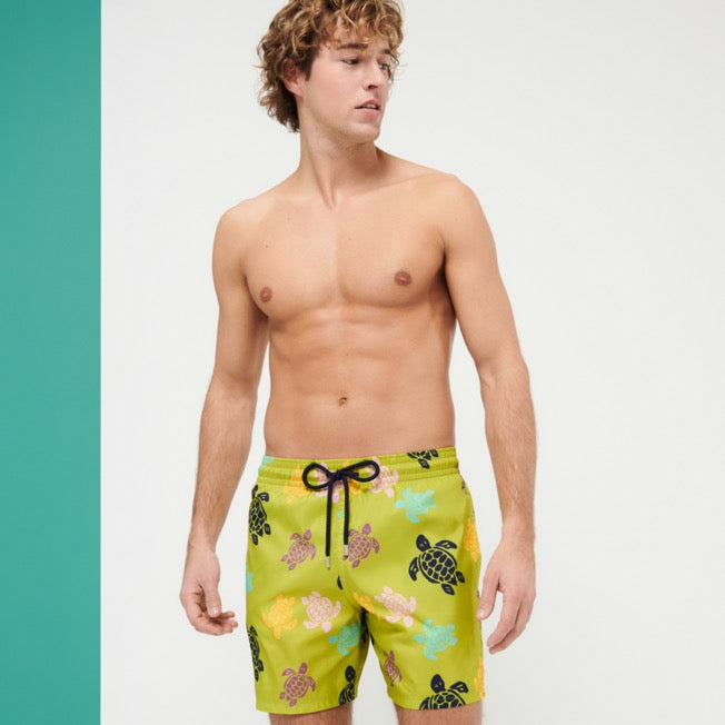 VILEBREQUIN Men Swimwear Ultra-light and packable Ronde Des Tortues Multicolore/ Kupaće MAHC1J36