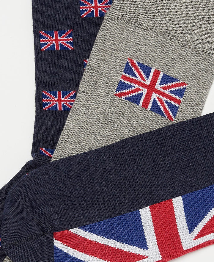 Barbour Union Jack Sock Gift Set/Čarape 3/1 MGS0056