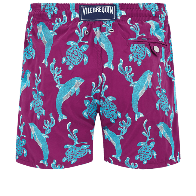 Vilebrequin Men Swimwear Embroidered 2000 Vie Aquatique - Limited Edition/Kupaće MISH1C00