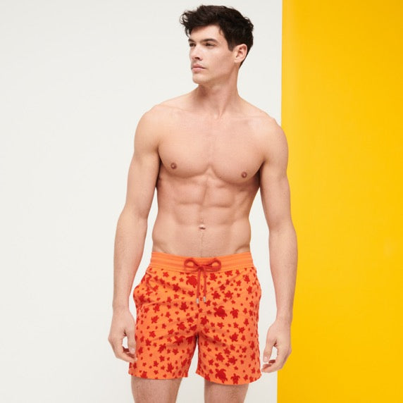 Vilebrequin Swimwear Turtles In The Sky Flocked/Kupaće MOOH2D52